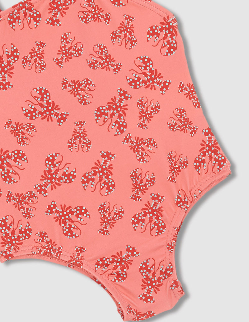 Bañador con estampado de langostas