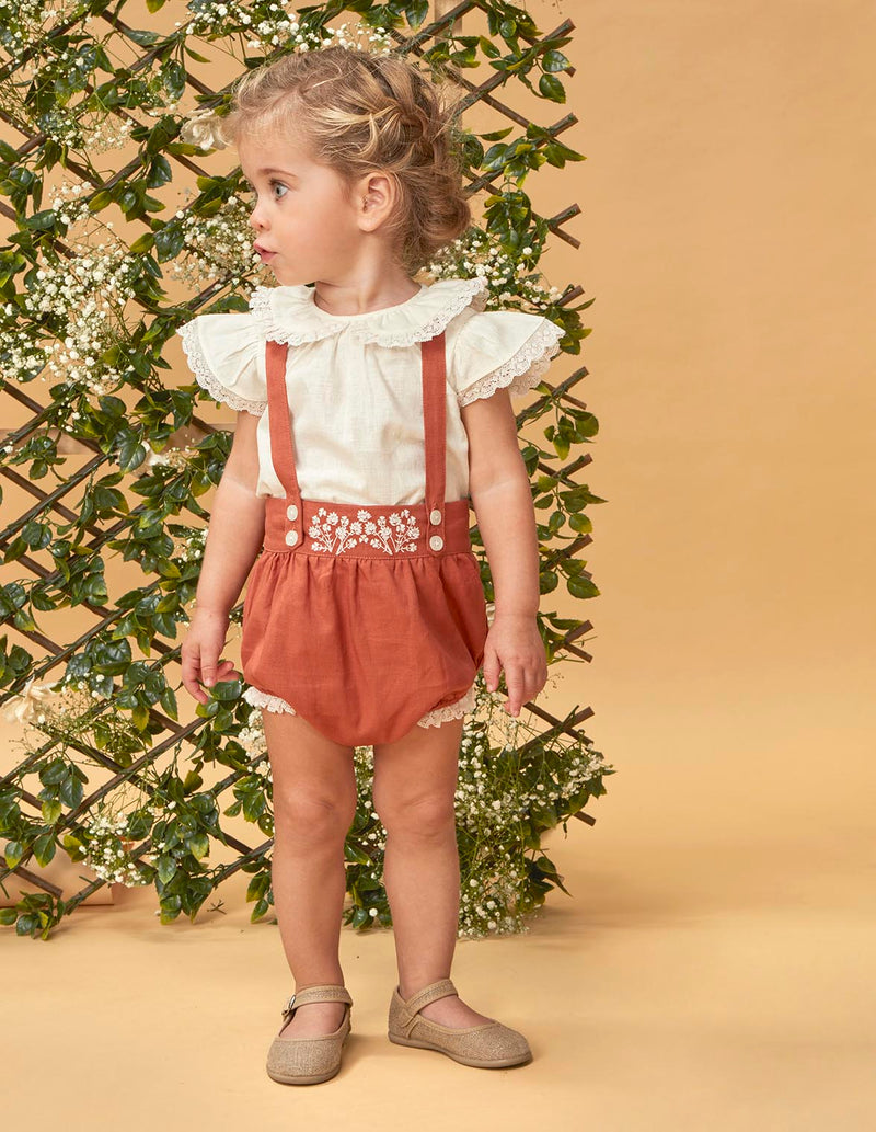 Blusa cuello peter pan