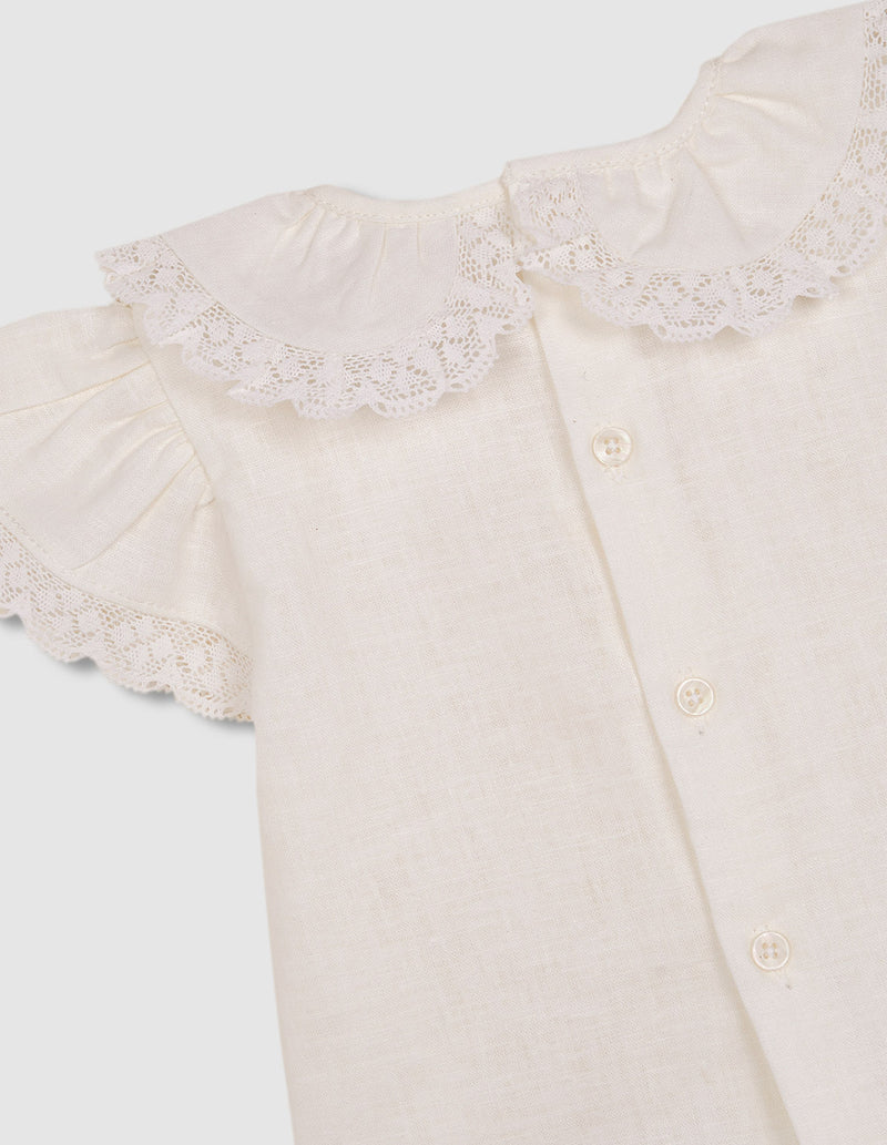Blusa cuello peter pan