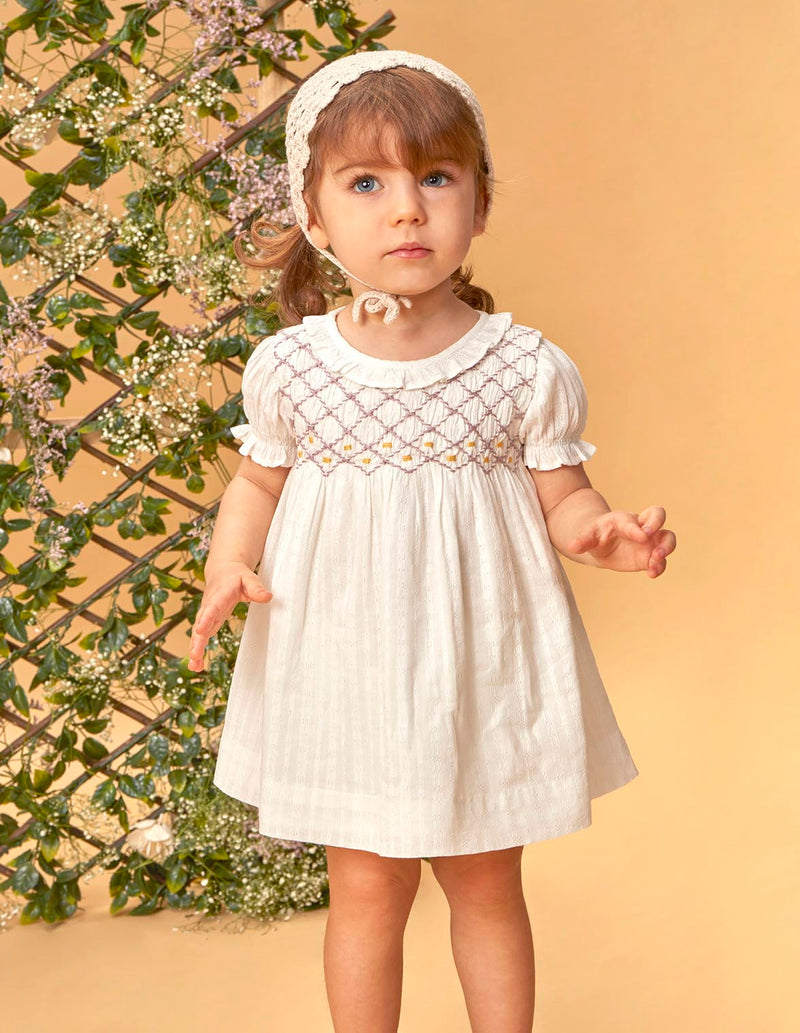 Vestido nido de abeja