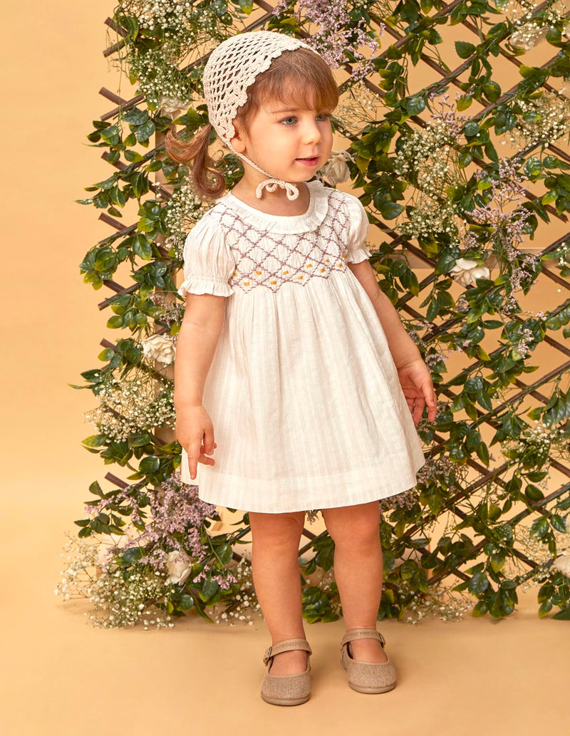 Vestido nido de abeja