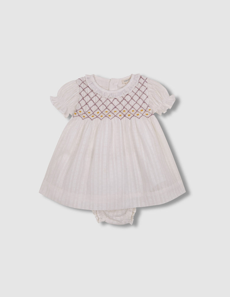 Vestido nido de abeja