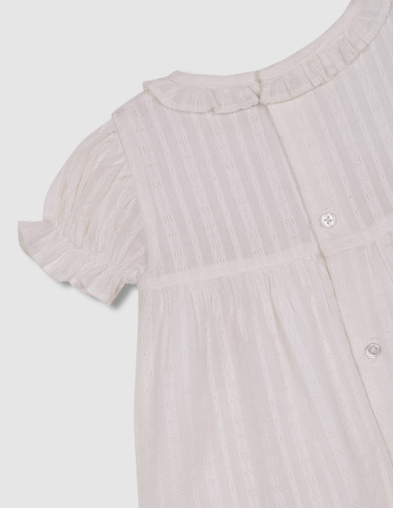 Vestido nido de abeja