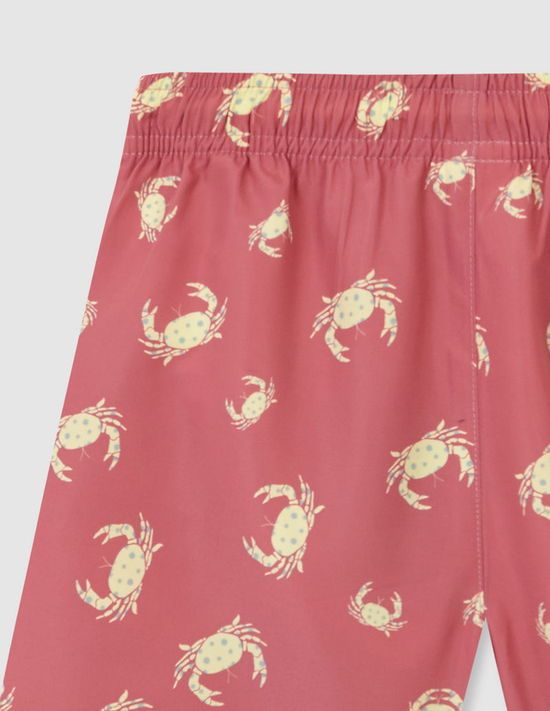 Traje de baño para niño con cangrejos