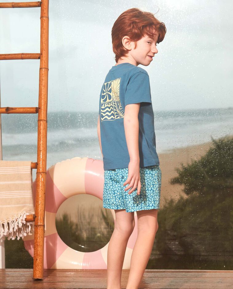 Traje de baño Estampado Retro