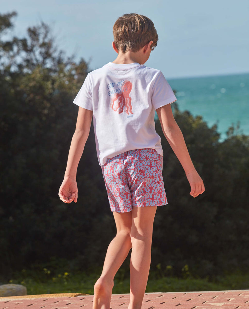 Traje de Baño con Estampado Pulpos