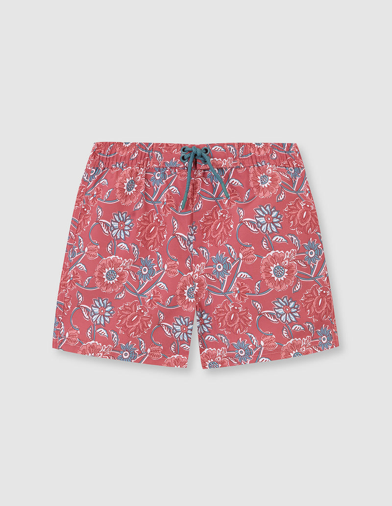 Traje de baño para niño con flores