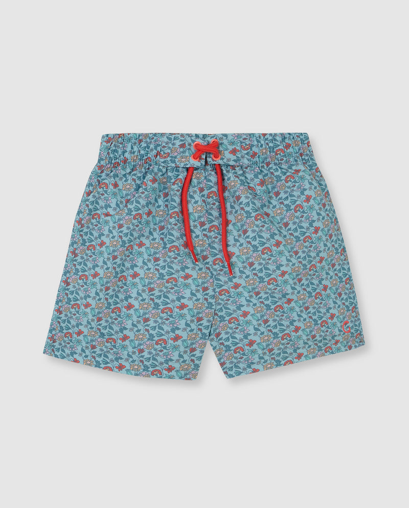 Traje de baño para niño color turquesa