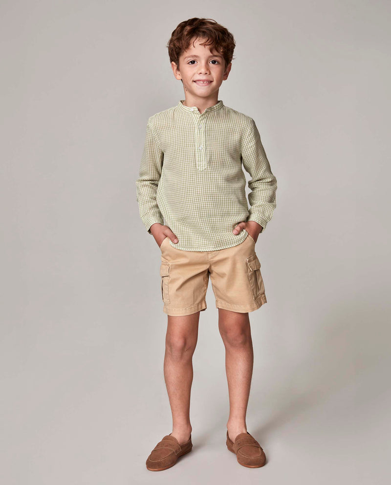 Camisa mao vichi para niño