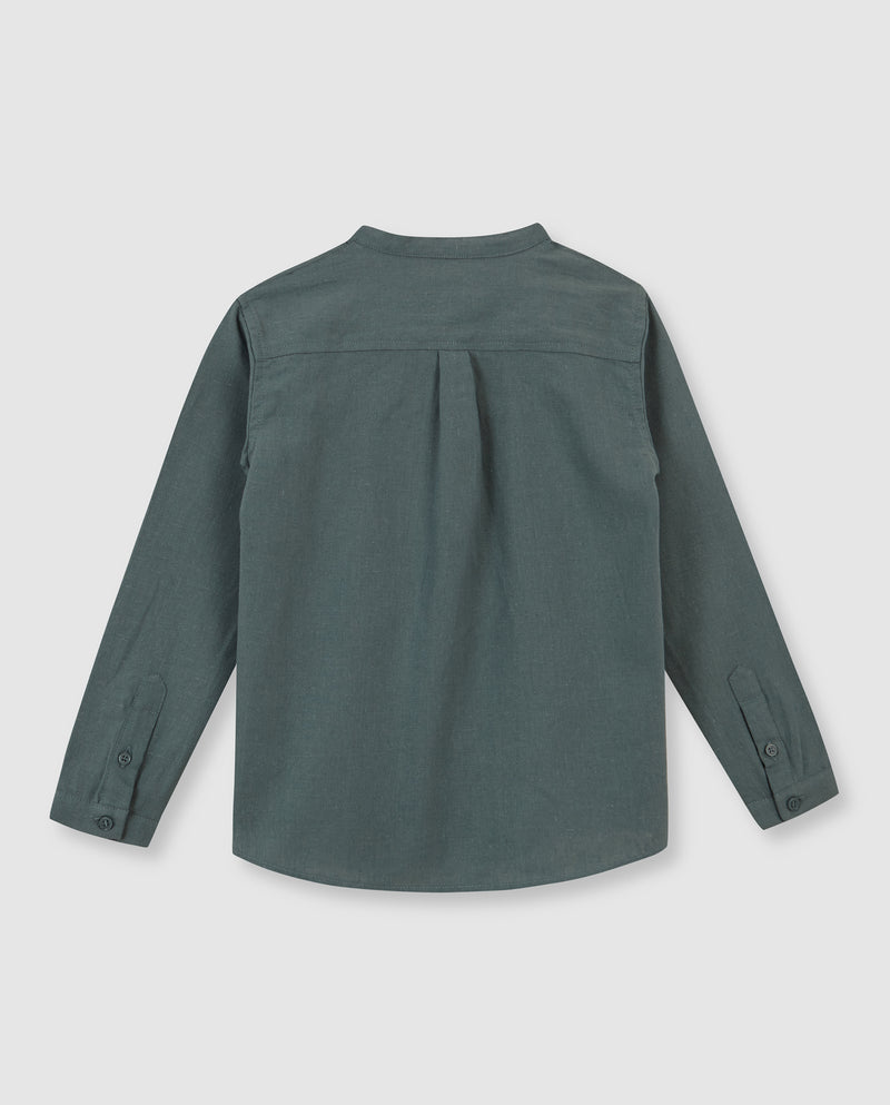 Camisa Cuello Mao Lisa