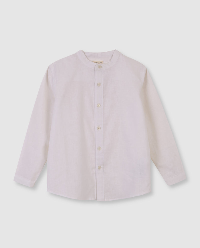 Camisa Cuello Mao Lisa