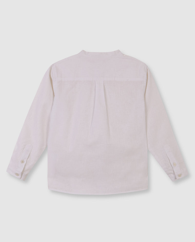 Camisa Cuello Mao Lisa