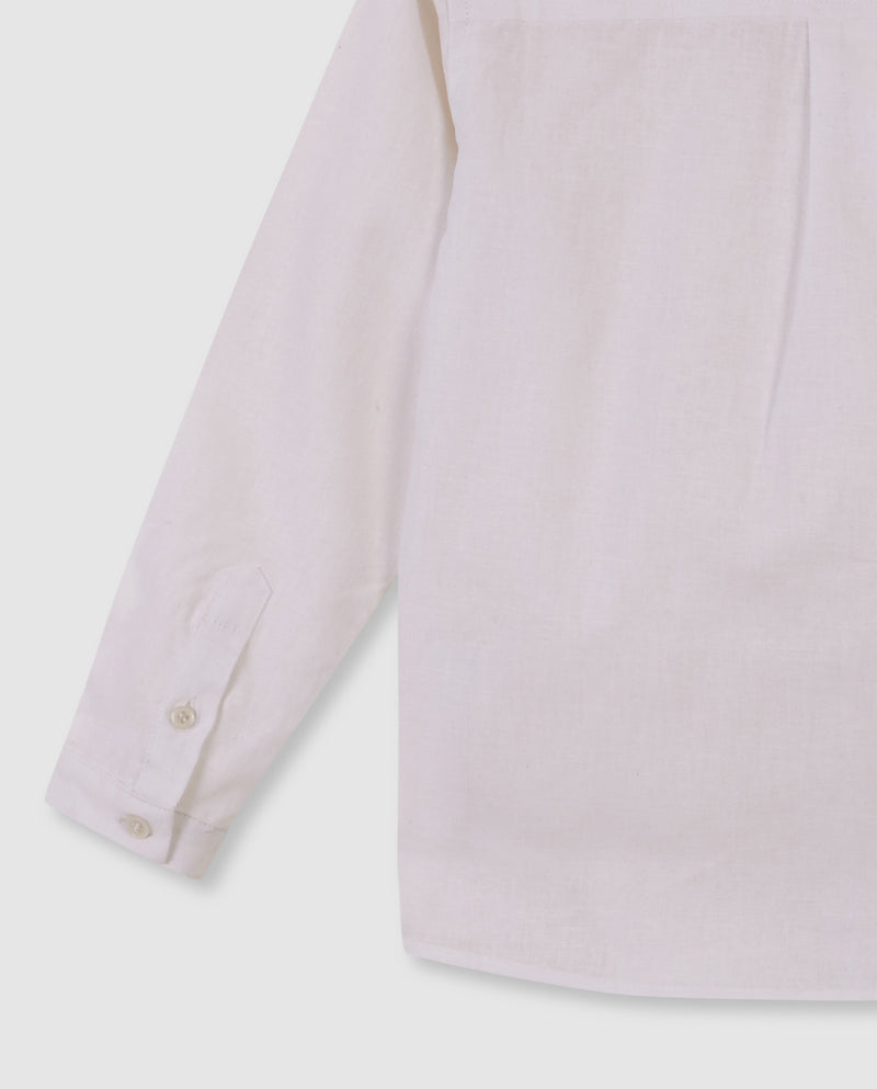 Camisa Cuello Mao Lisa