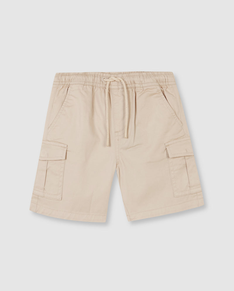 Pantalon Cargo Corto Con Cinturilla Elástica