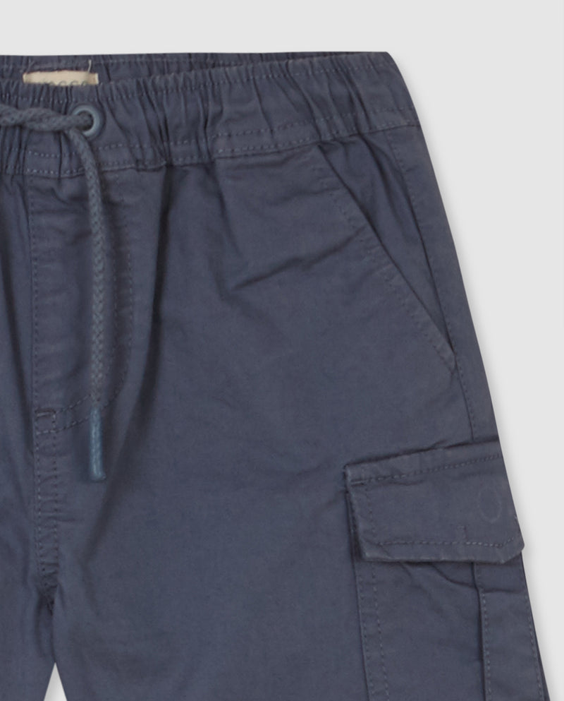 Pantalon Cargo Corto Con Cinturilla Elástica