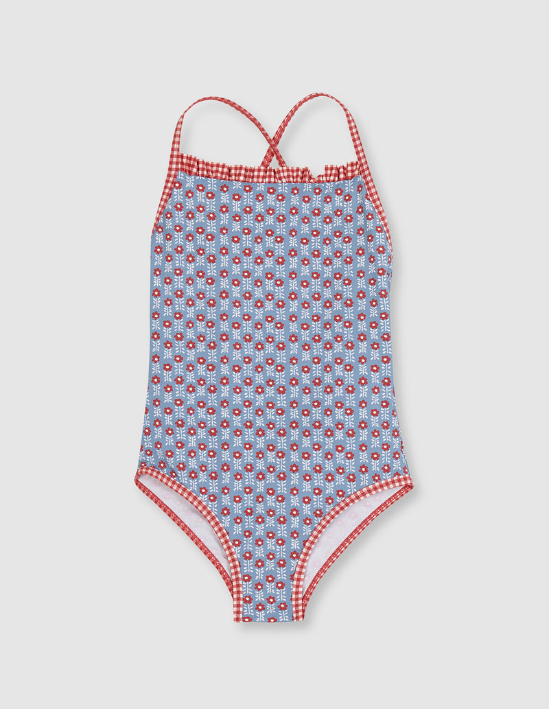 Traje De Baño Con Dos Estampados