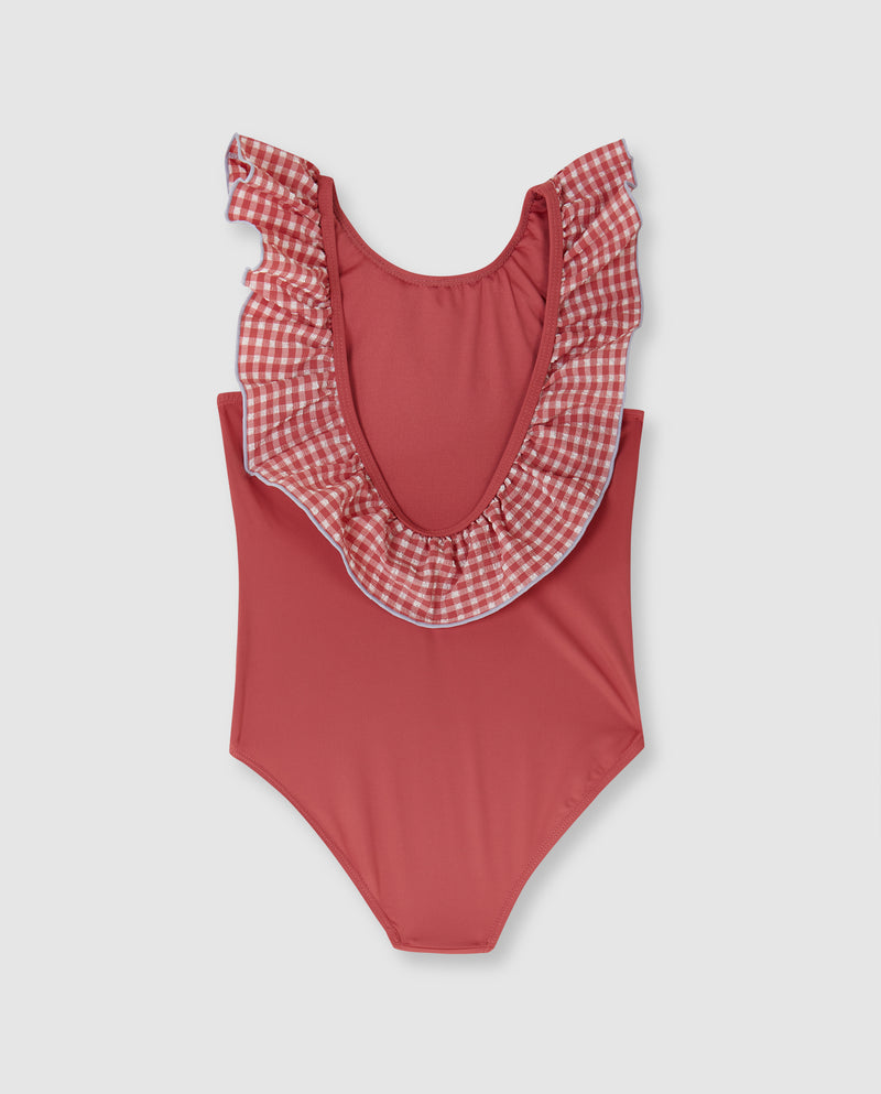 Traje de Baño con Olanes