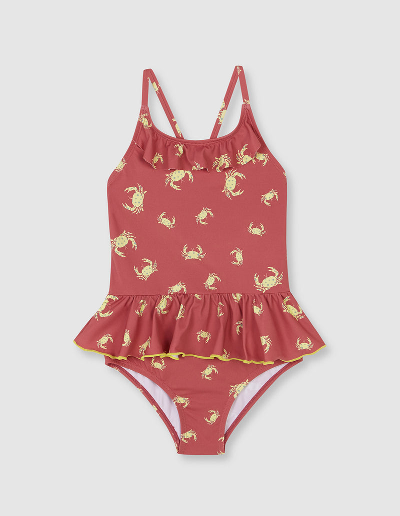 Traje de baño de cangrejos
