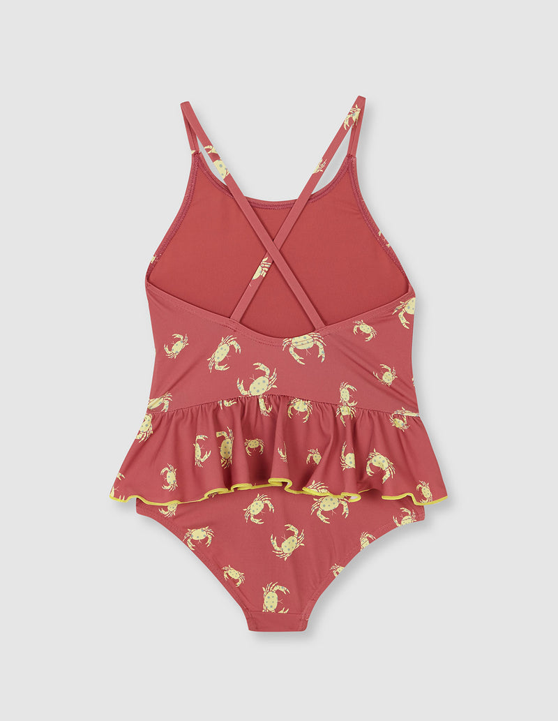 Traje de baño de cangrejos