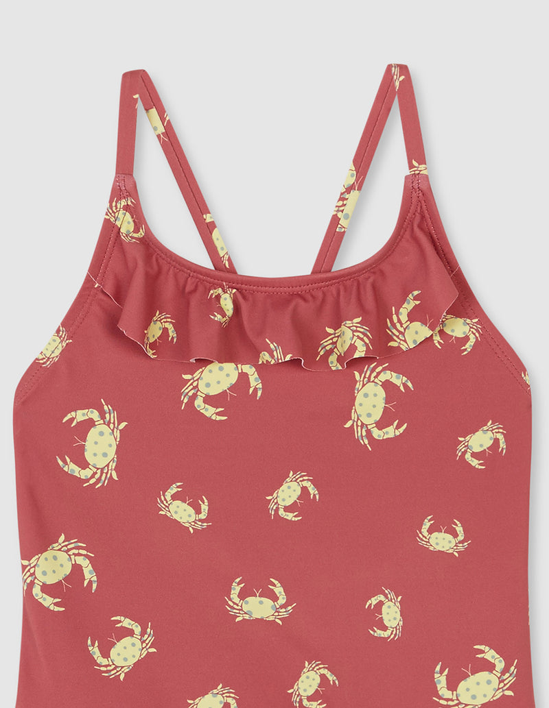 Traje de baño de cangrejos