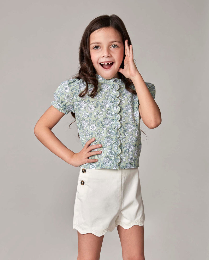 Blusa de flores