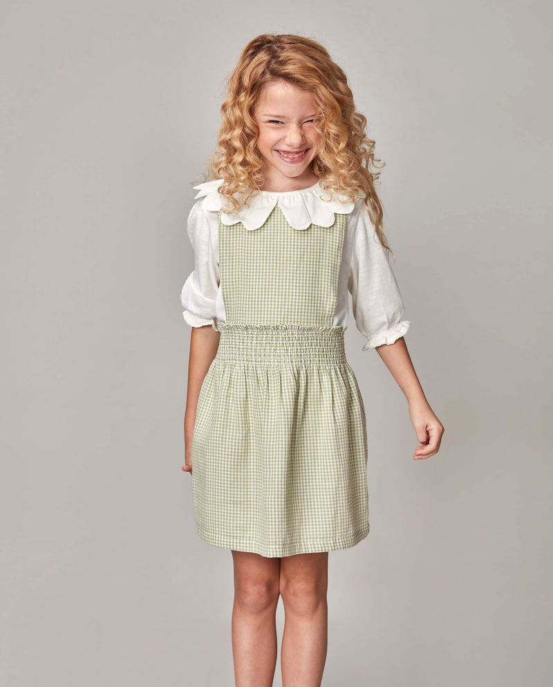 Vestido pichi de cuadro vichy