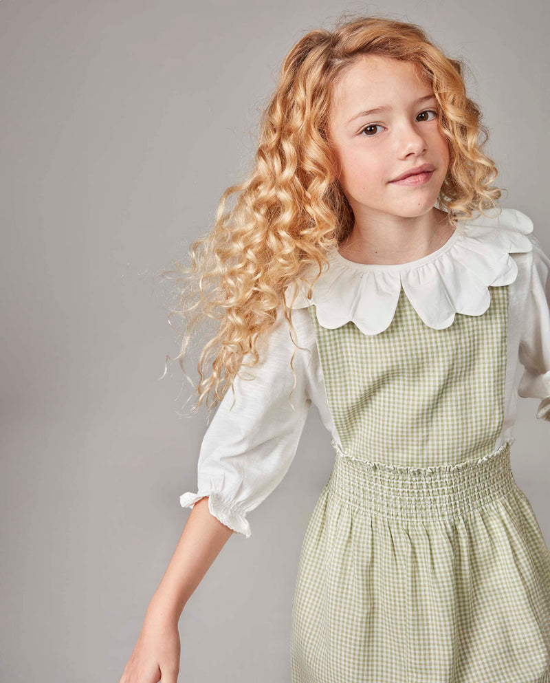 Vestido pichi de cuadro vichy