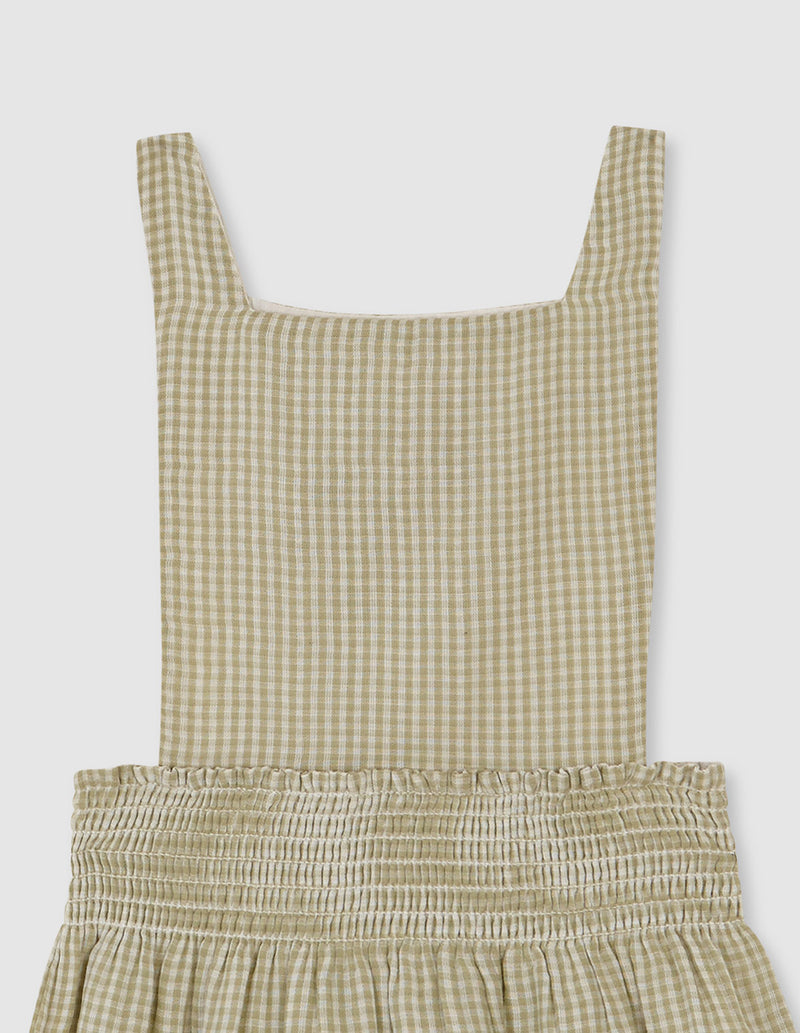 Vestido pichi de cuadro vichy