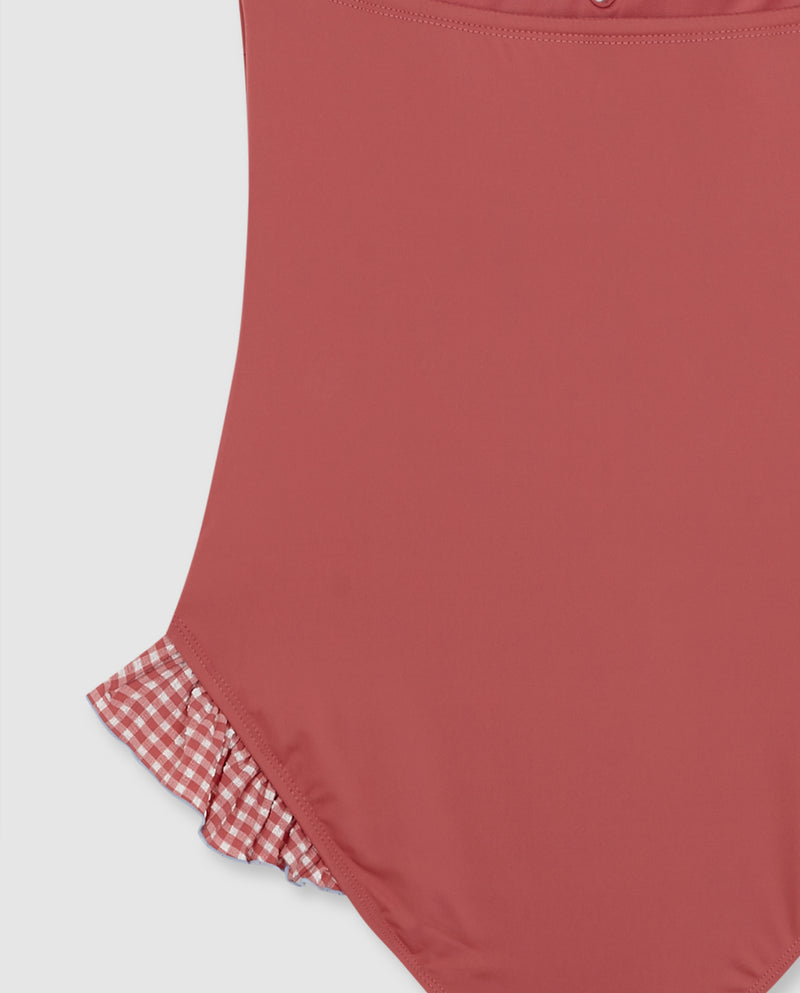 Traje de Baño Mamá con Olanes