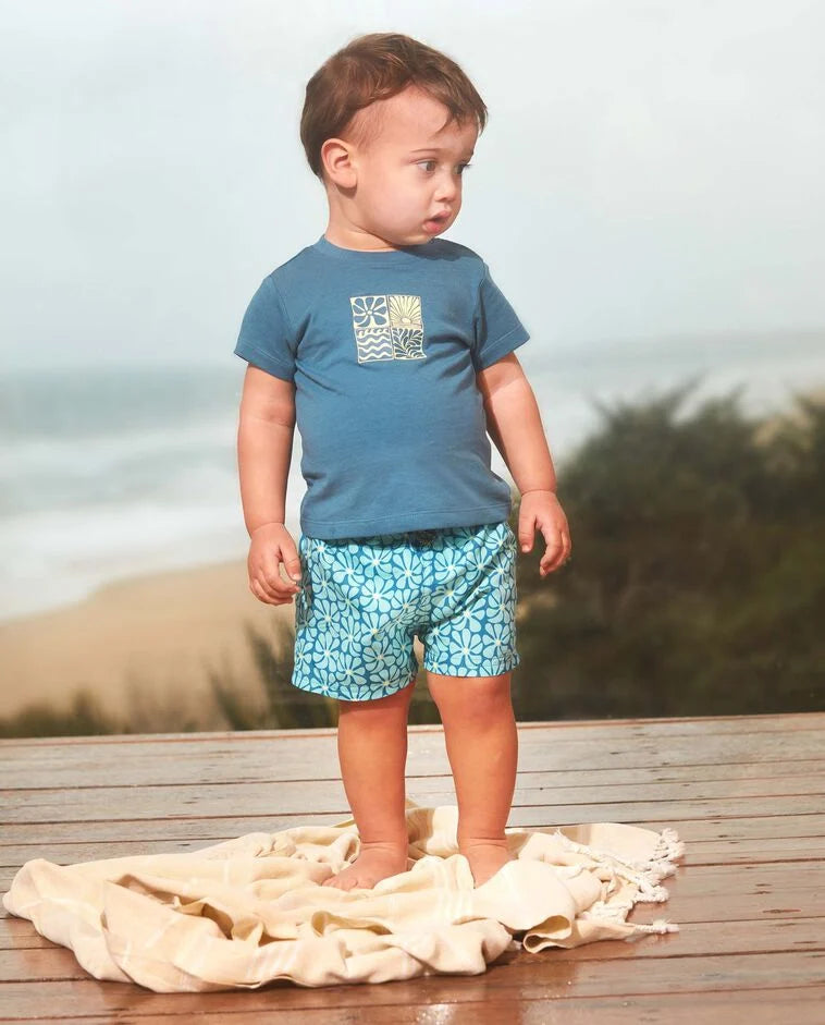 Traje de baño Estampado Retro