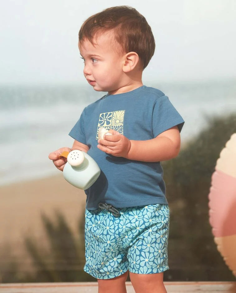 Traje de baño Estampado Retro