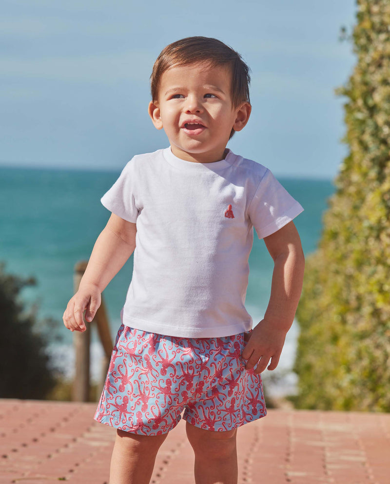 Traje de Baño con Estampado Pulpos