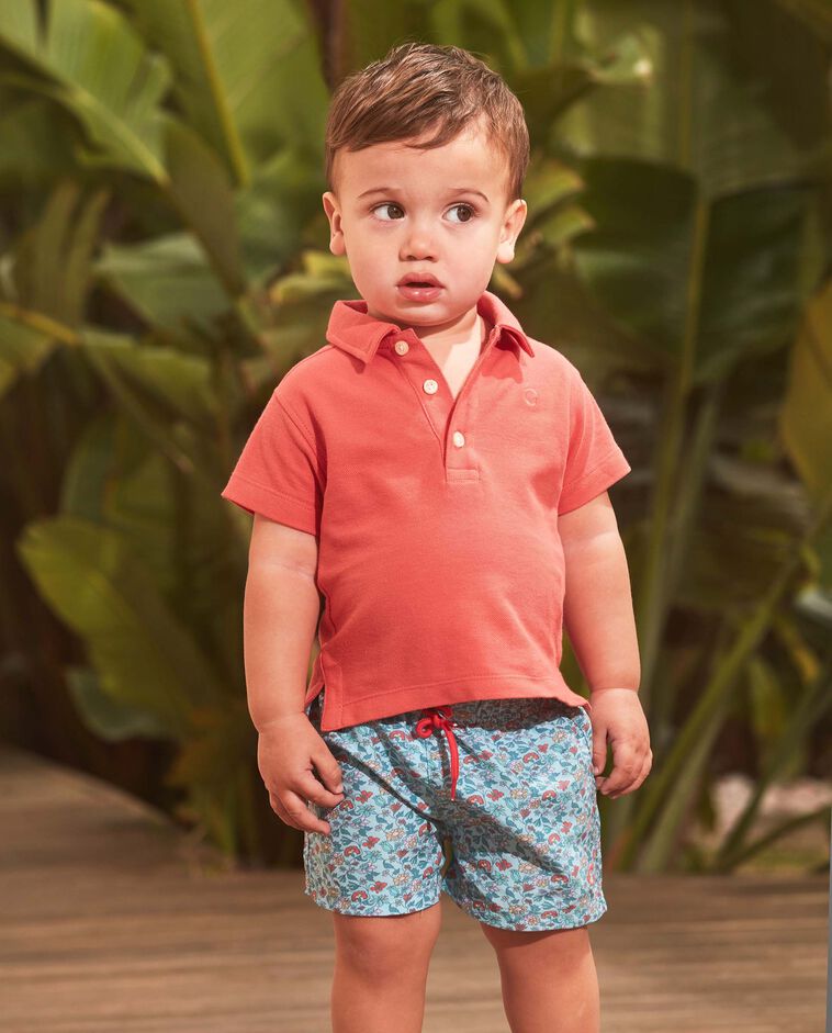Traje de Baño con Estampado Floral