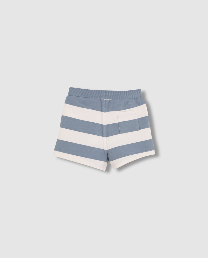 Short de rayas azules para niño