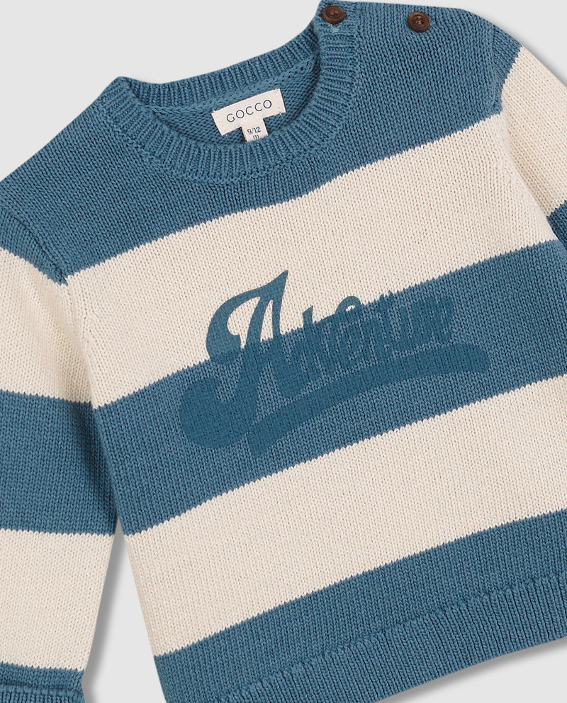 Jersey De Rayas Con Grafico