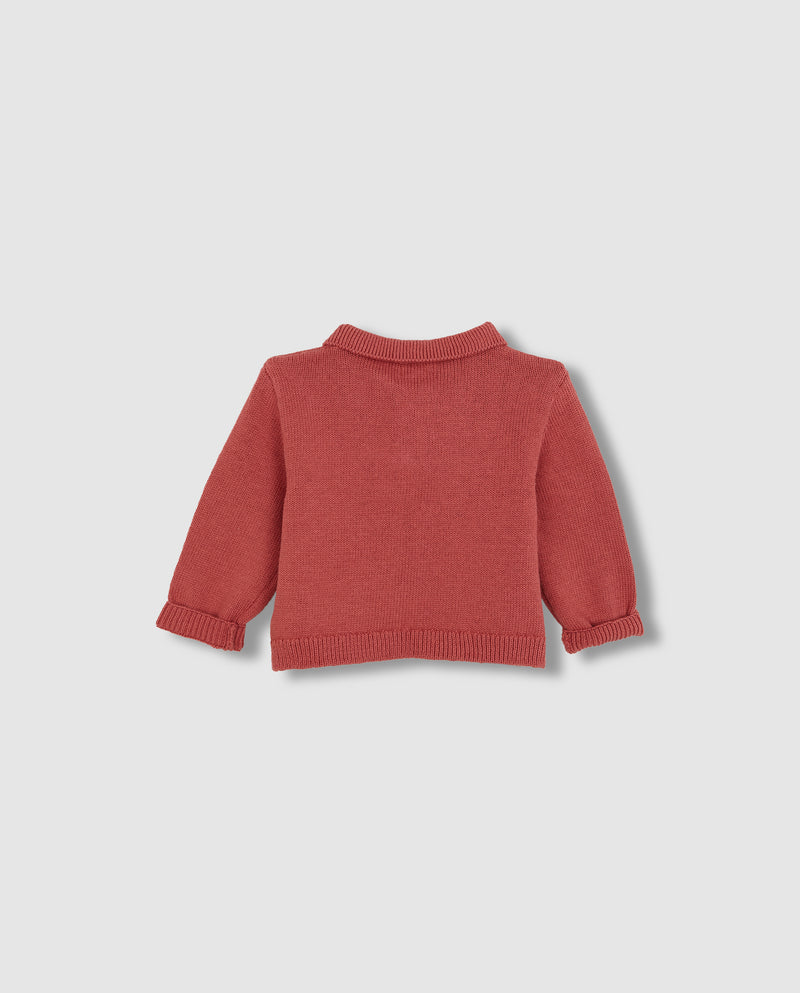 Suéter estilo polo