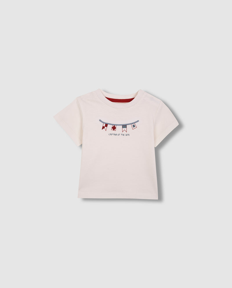 Playera con estampado de bebé
