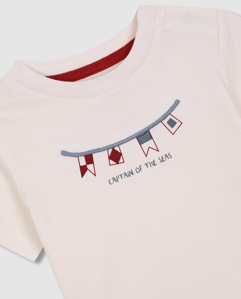 Playera con estampado de bebé