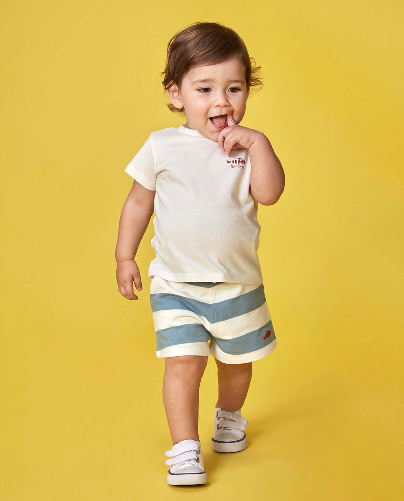 Playera Estampado Pez