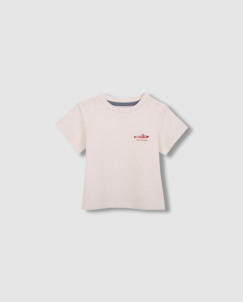Playera Estampado Pez