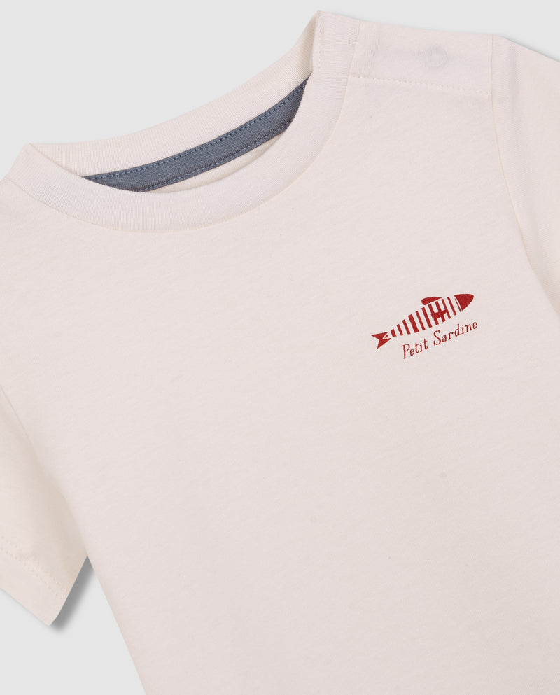 Playera Estampado Pez