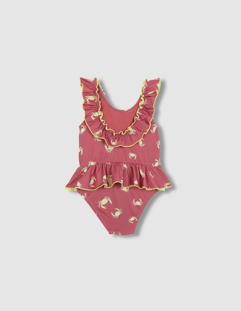 Traje de baño cangrejos