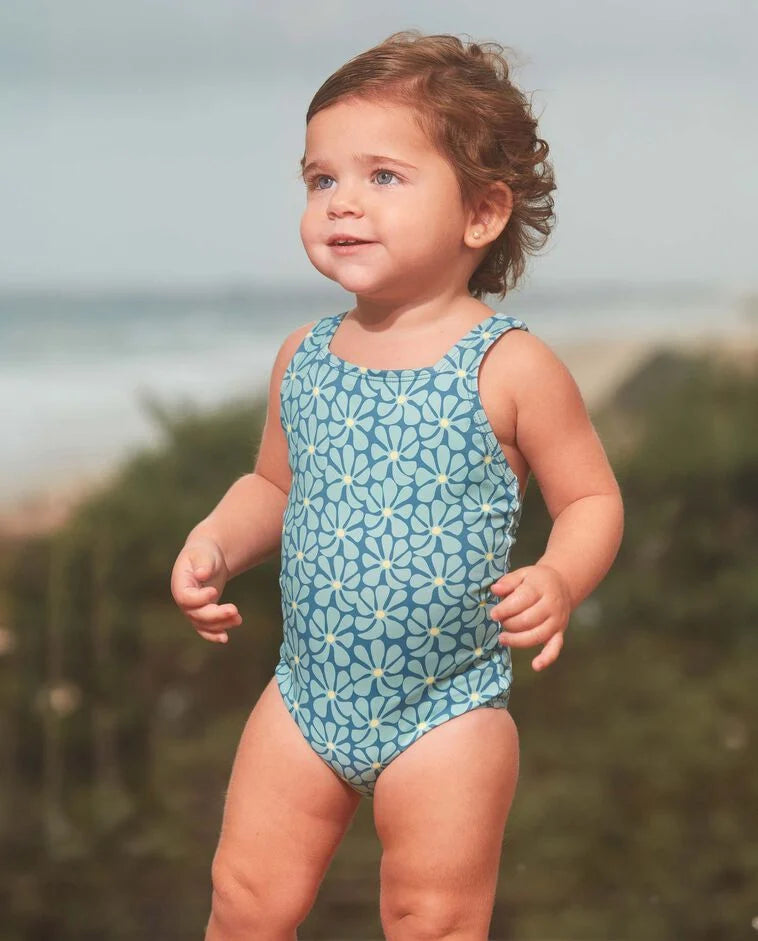 Traje de baño Estampado Retro