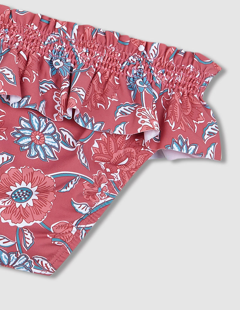 Traje de baño estampado flores