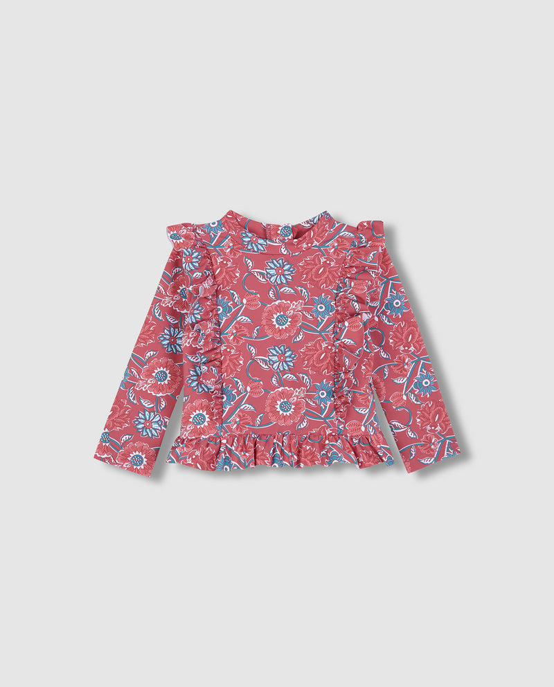 Camisa de protección solar para niña