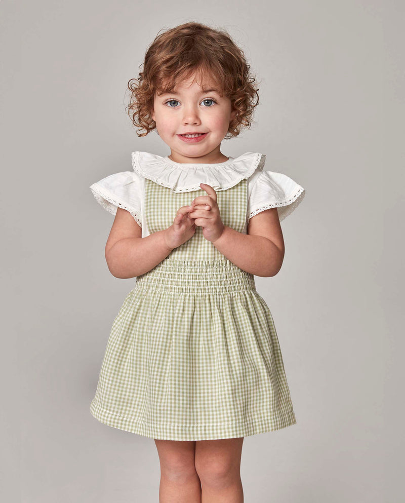 Vestido pichi de cuadro vichy