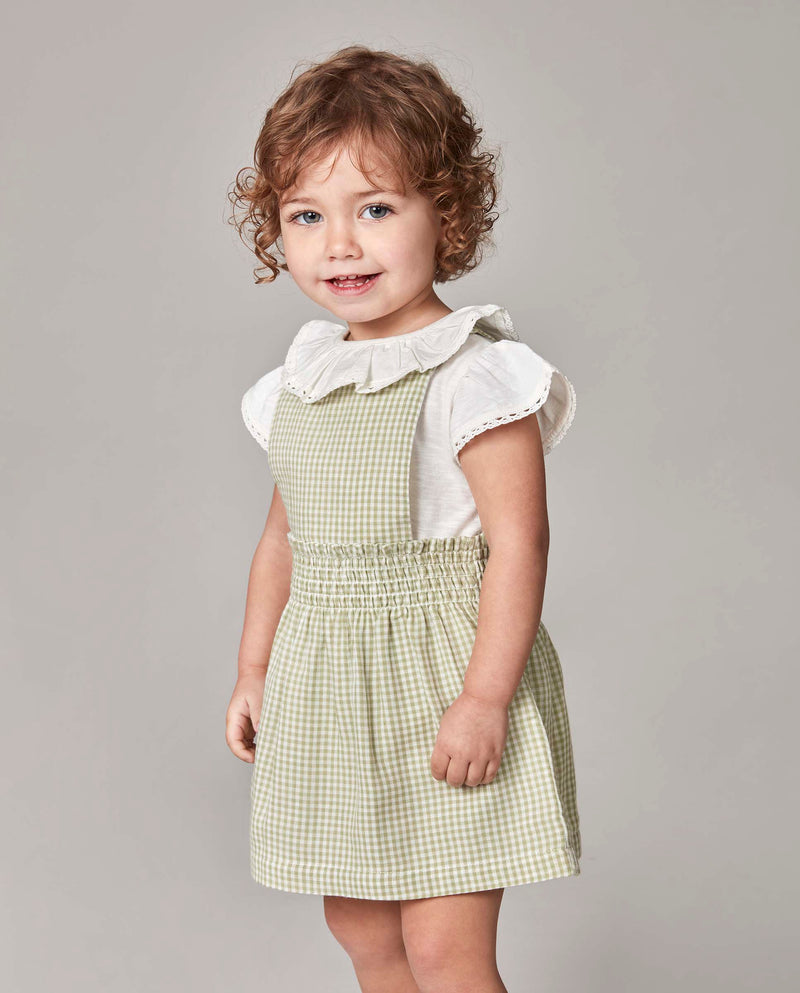 Vestido pichi de cuadro vichy