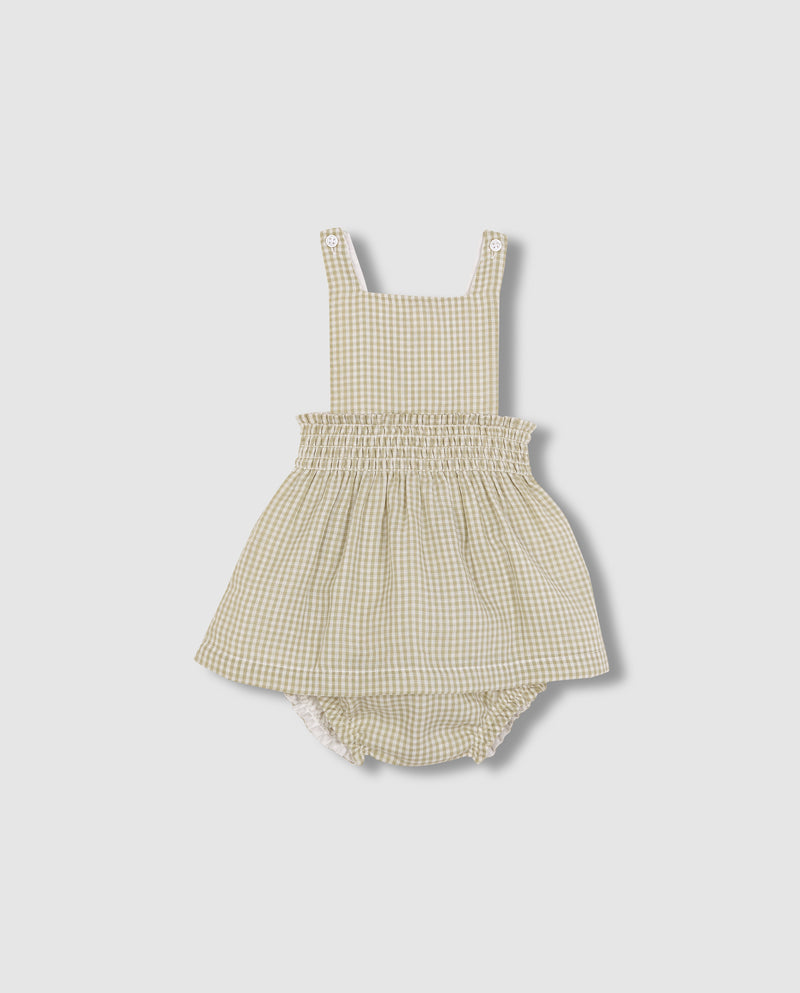 Vestido pichi de cuadro vichy