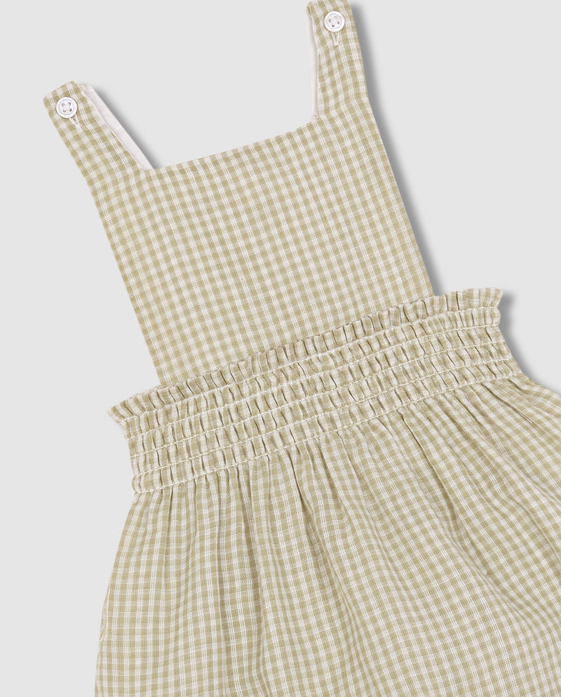 Vestido pichi de cuadro vichy