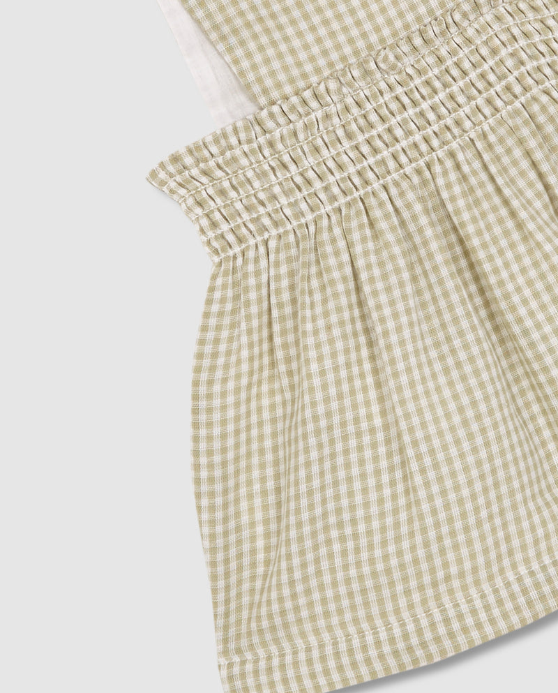 Vestido pichi de cuadro vichy